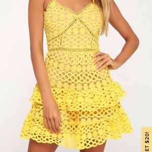 Lulus Yellow Dress